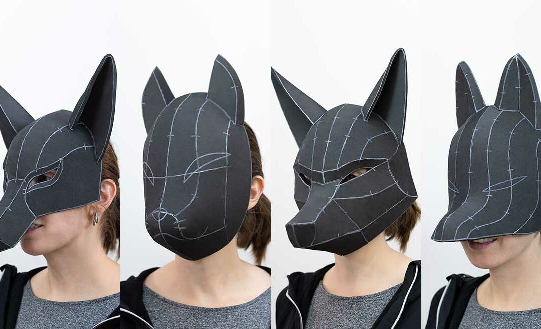 A cute Fox Mask Pattern for everyone!
